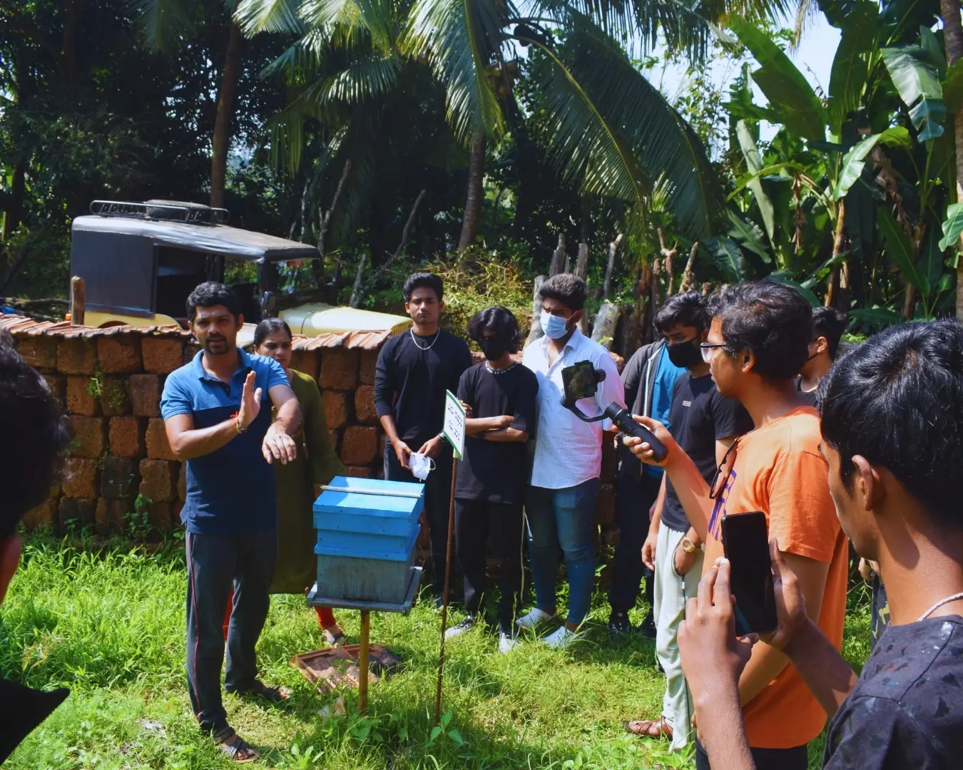 educational tour at mattighatta homestay