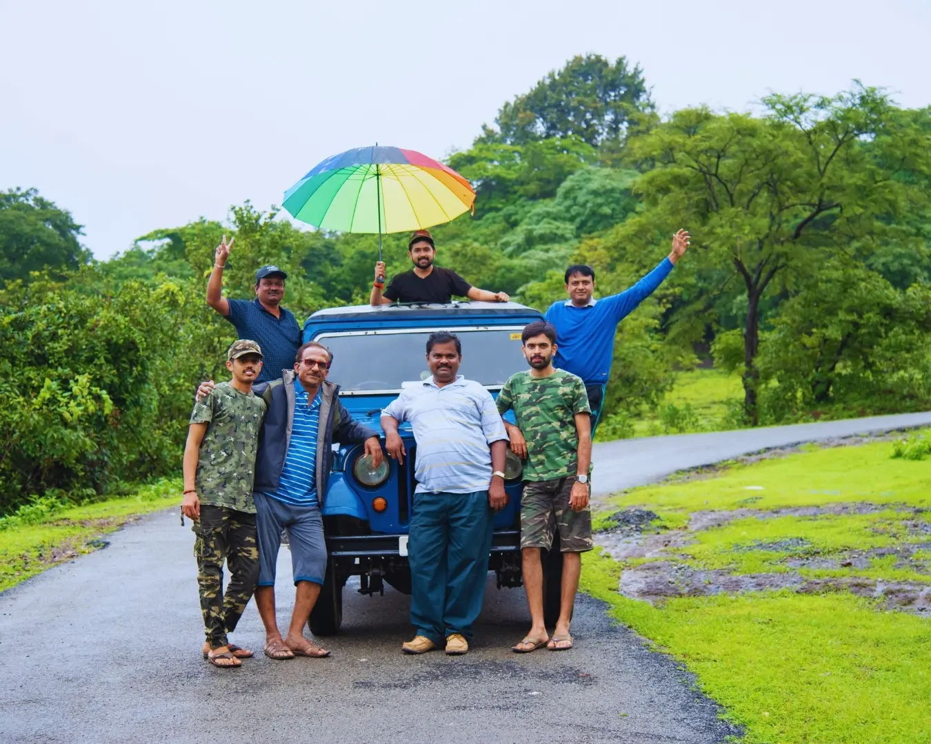 jeep safari activity at mattighatta