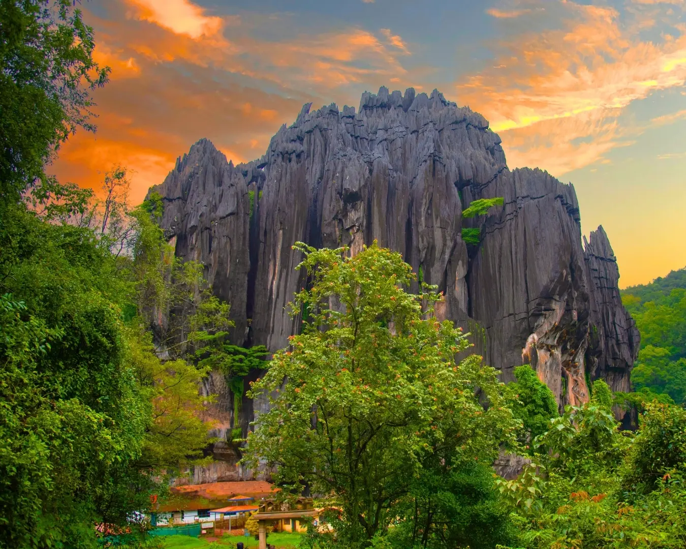Yana caves near mattighatta green ravine nature stay